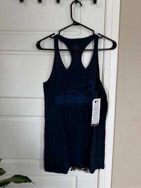 MLB Bluejays Women's Navy Racerback Tank